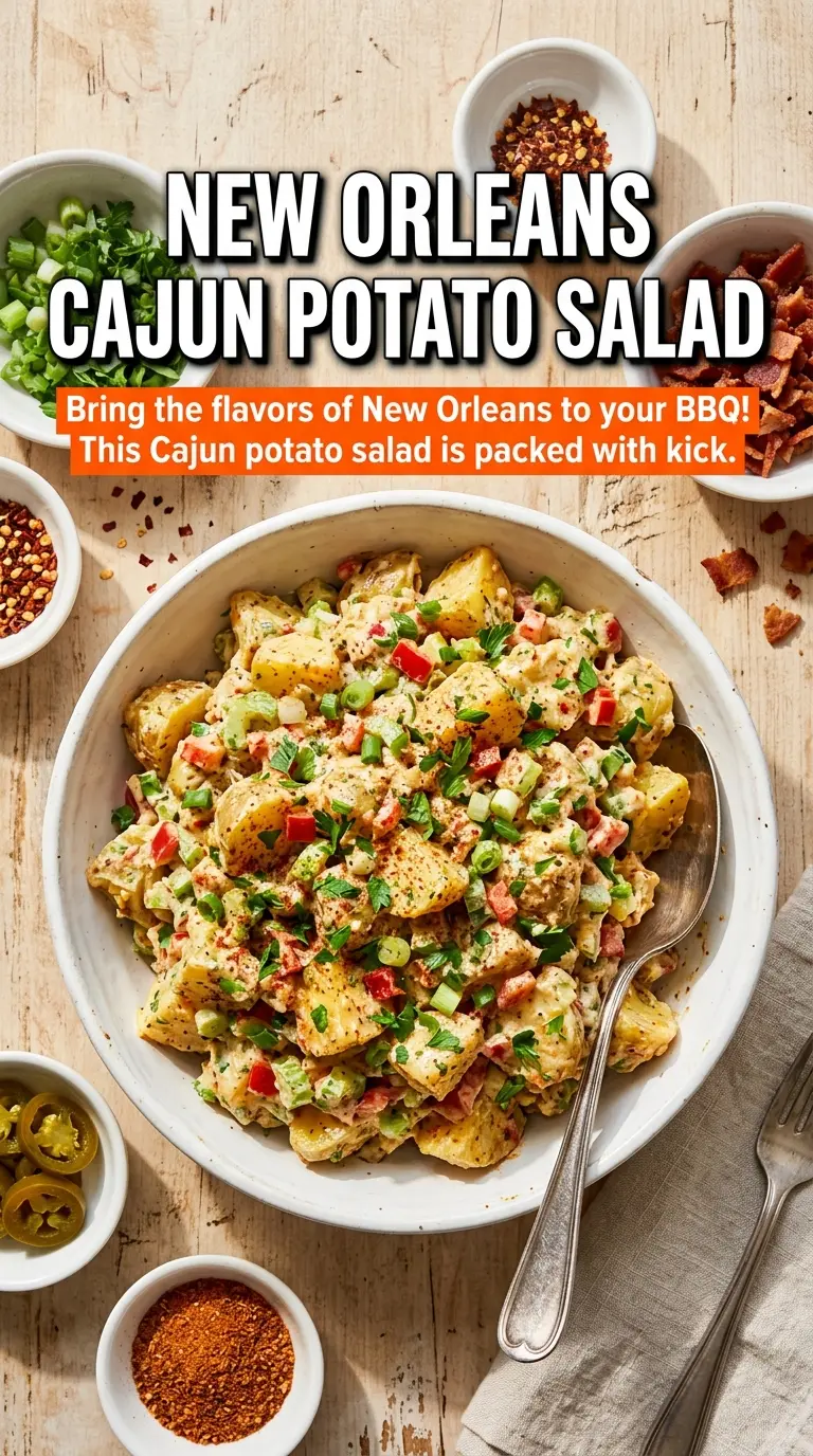 Cajun Potato Salad creamy spicy