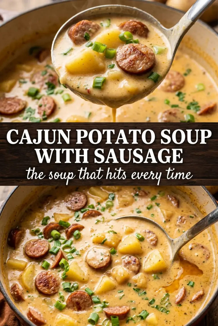 Cajun Potato Soup with Sausage