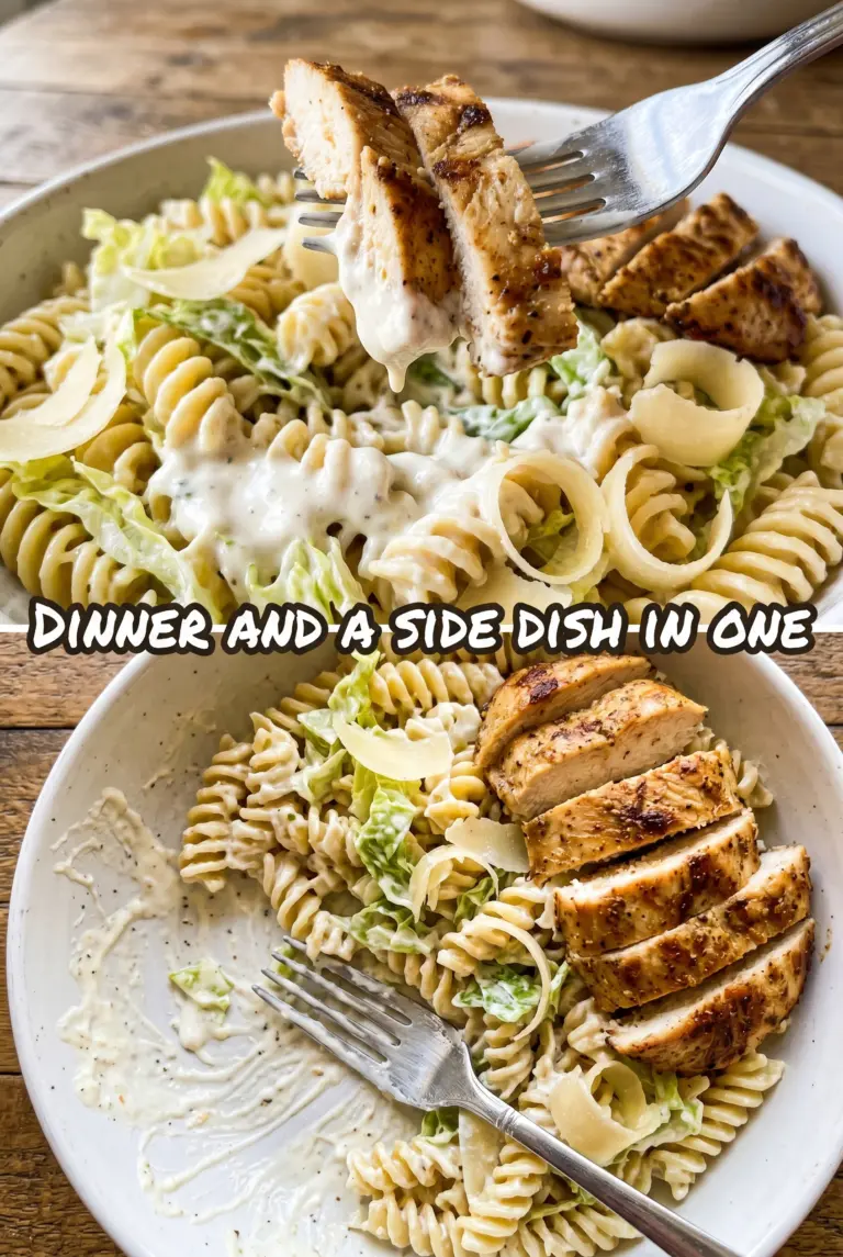 Chicken Caesar Pasta Salad