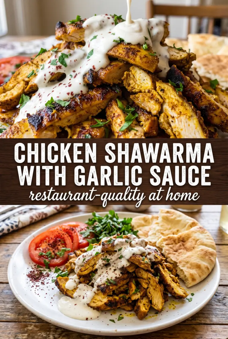 Chicken Shawarma with Garlic Sauce