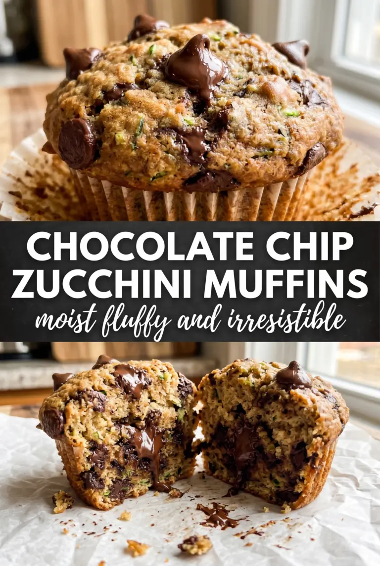 Chocolate Chip Zucchini Muffins