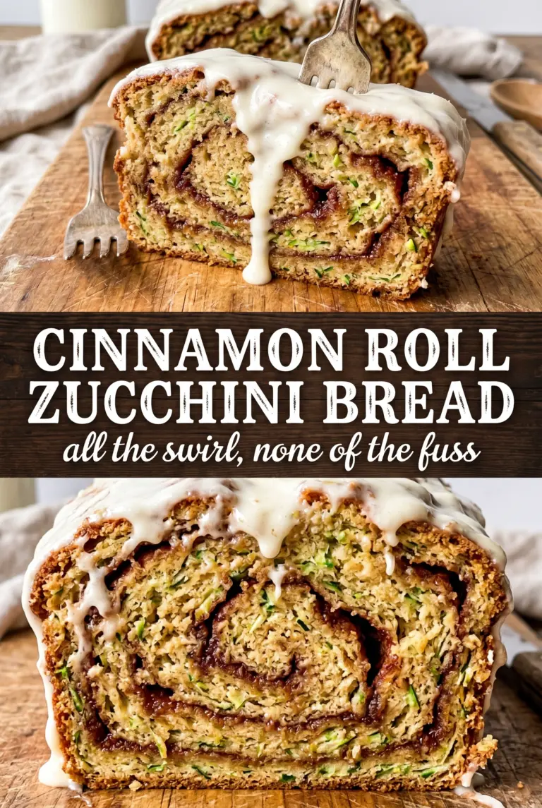 Cinnamon Roll Zucchini Bread