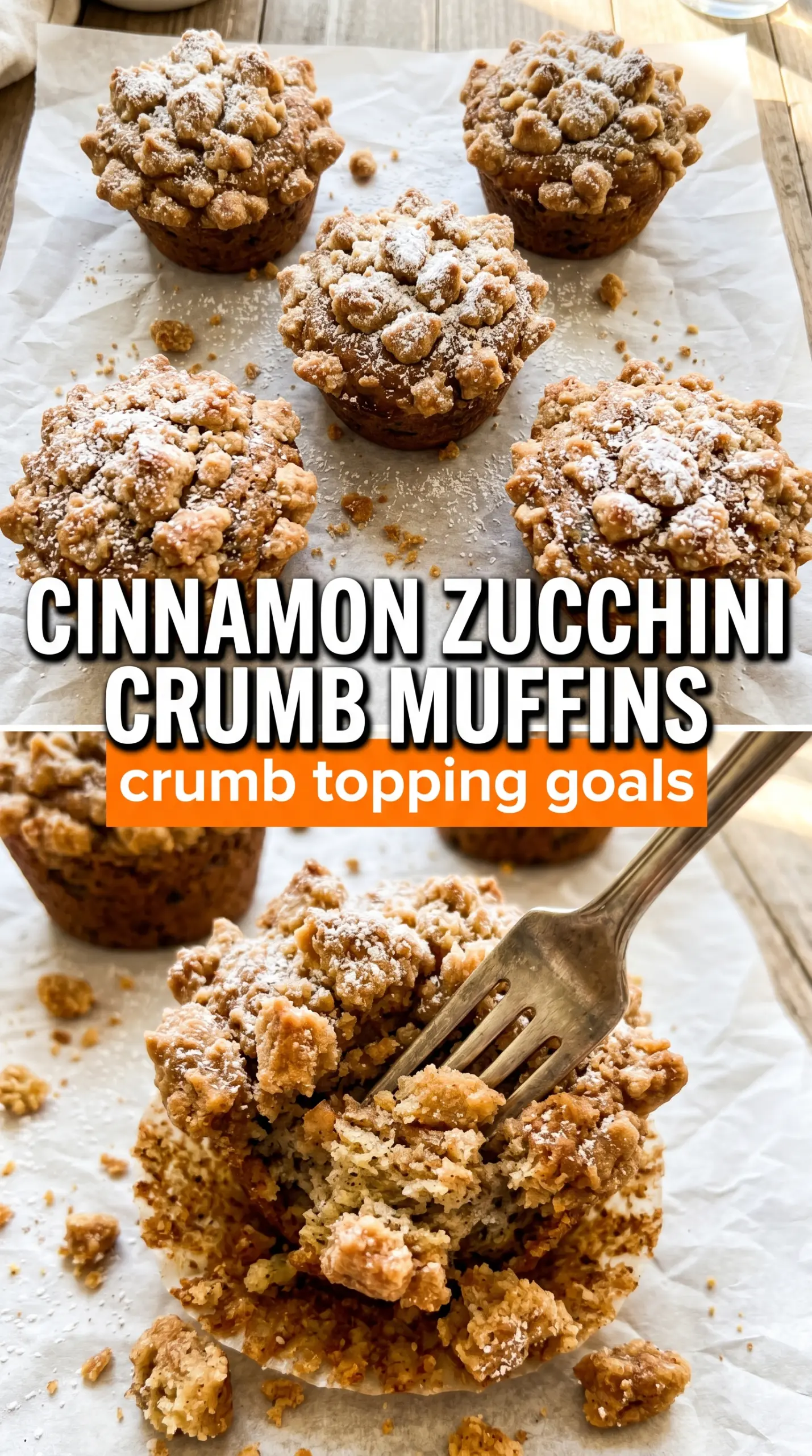 Zucchini muffin on a plate