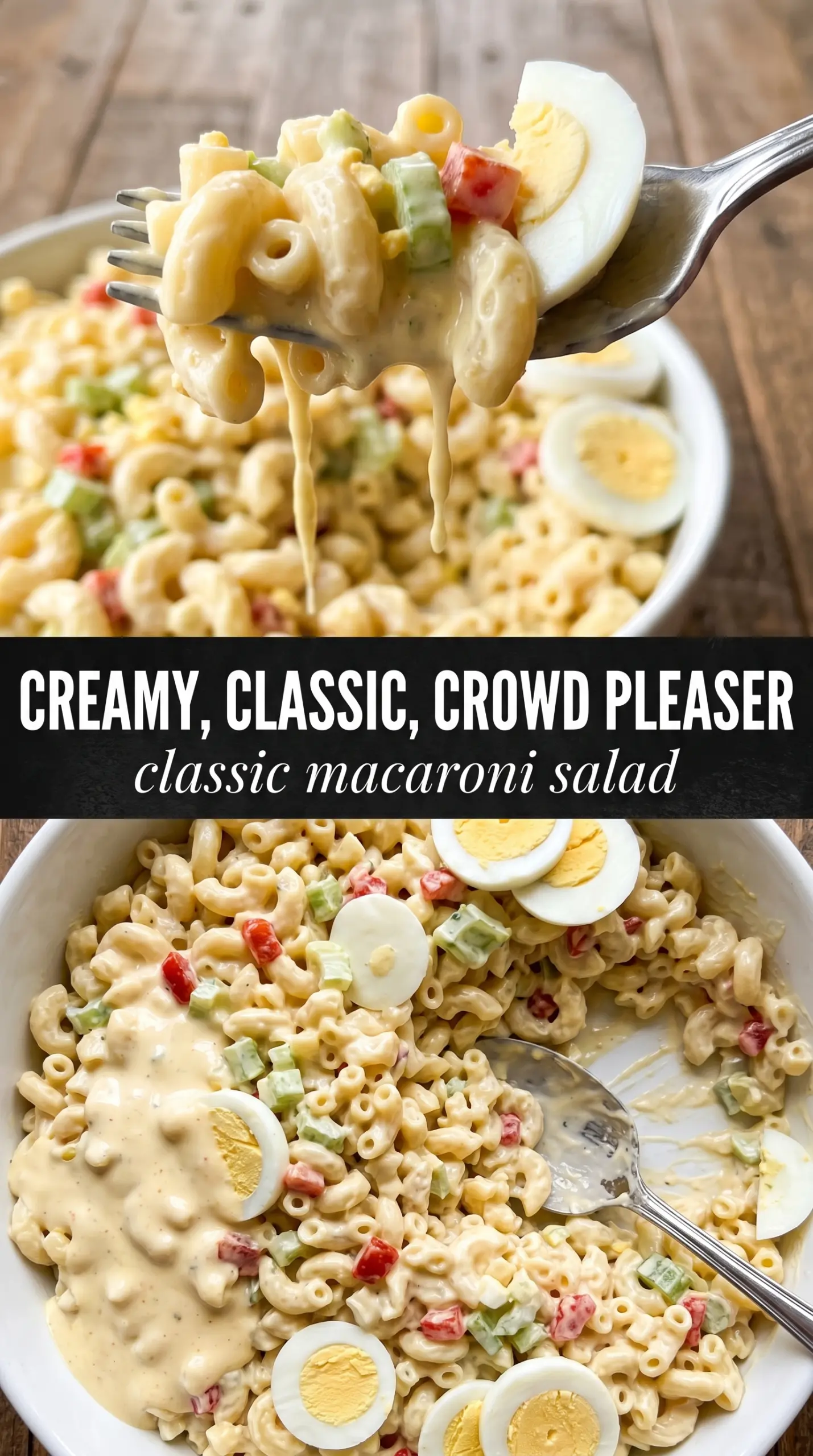 Classic Macaroni Salad creamy crunchy