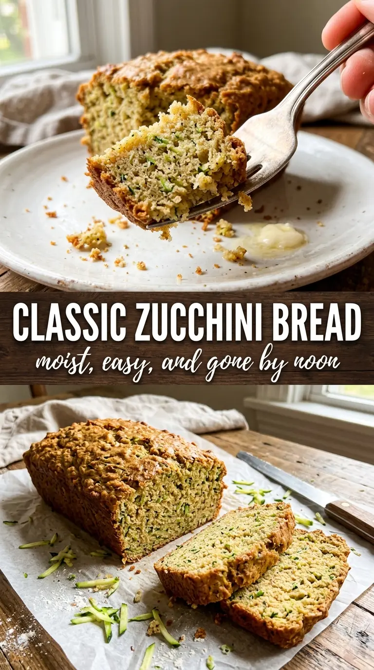 Classic zucchini bread moist cinnamon loaf