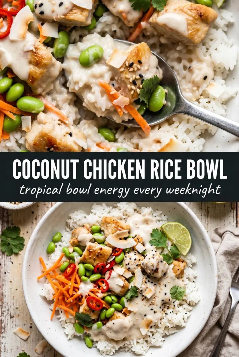 Coconut Chicken Rice Bowl
