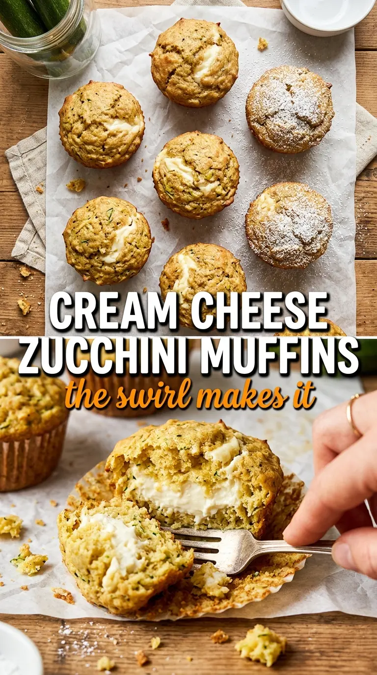 Zucchini muffin on a plate