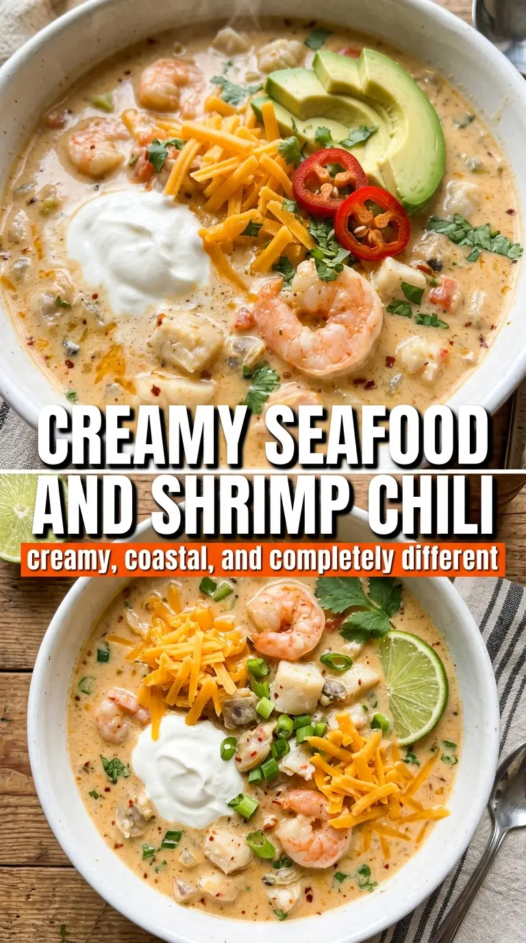 Creamy Seafood and Shrimp Chili creamy shrimp chili
