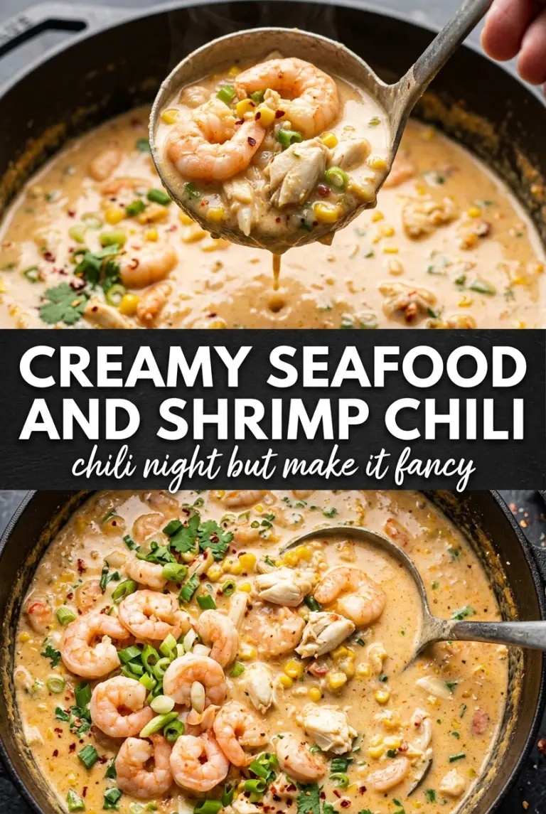 Creamy Seafood and Shrimp Chili