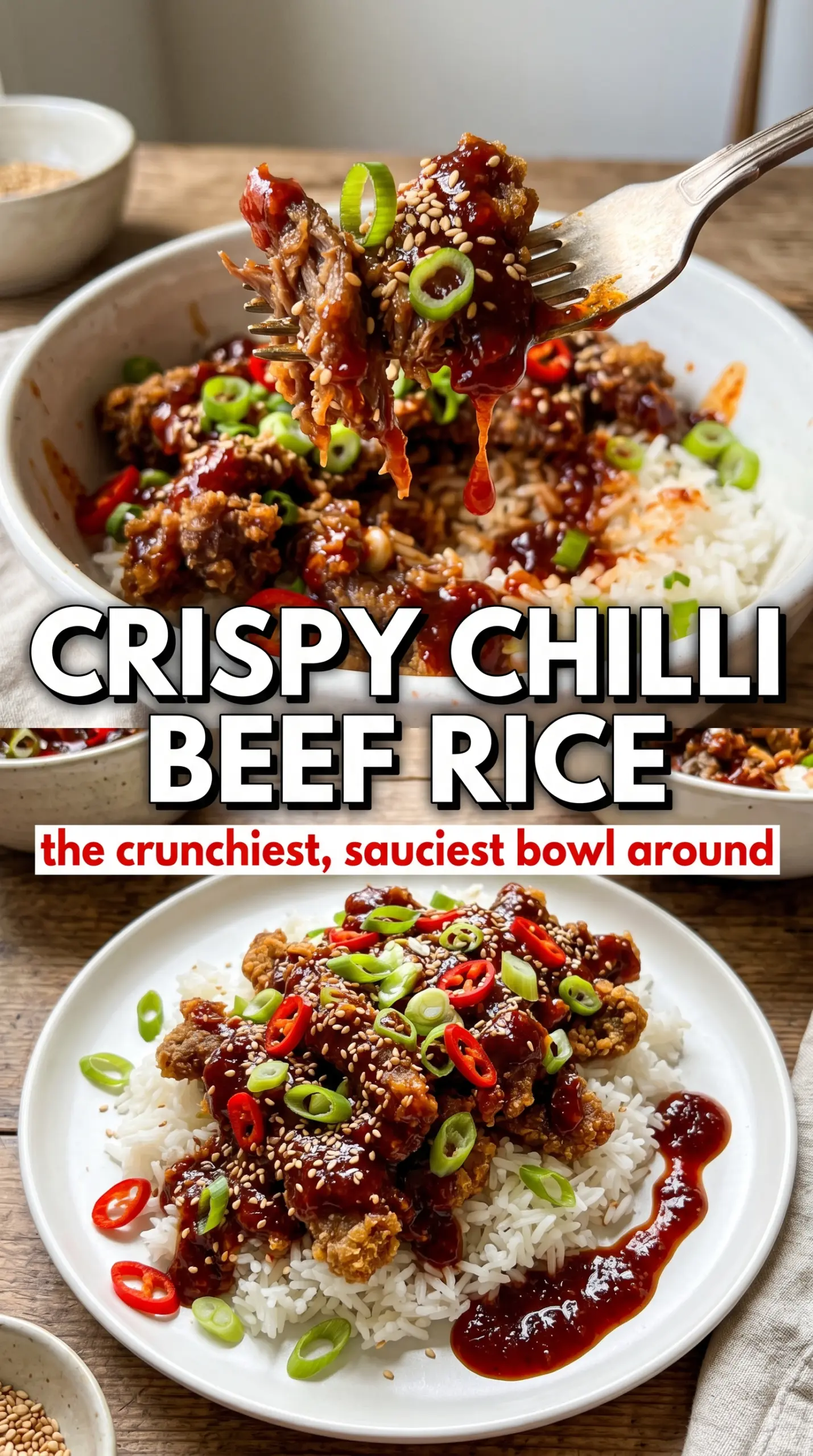 Cooked recipe ready to serve