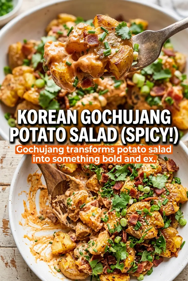Crispy Gochujang Potato Salad