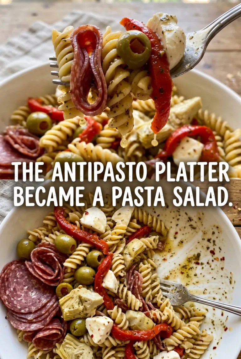 Easy Italian Antipasto Pasta Salad