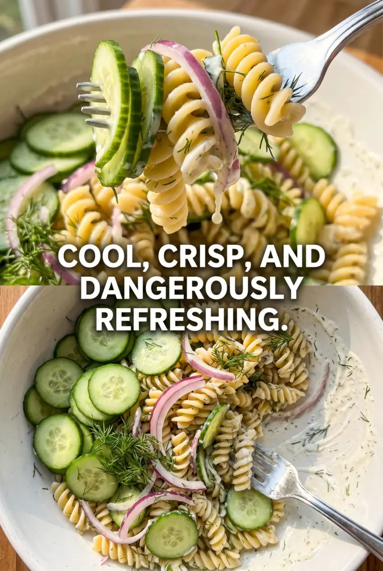 Fresh Cucumber Pasta Salad