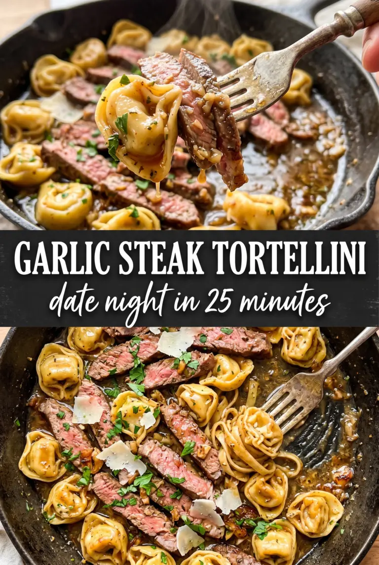 Garlic Steak Tortellini