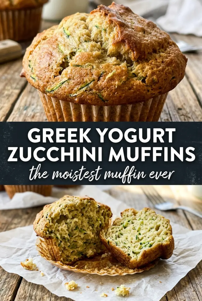 Greek Yogurt Zucchini Muffins