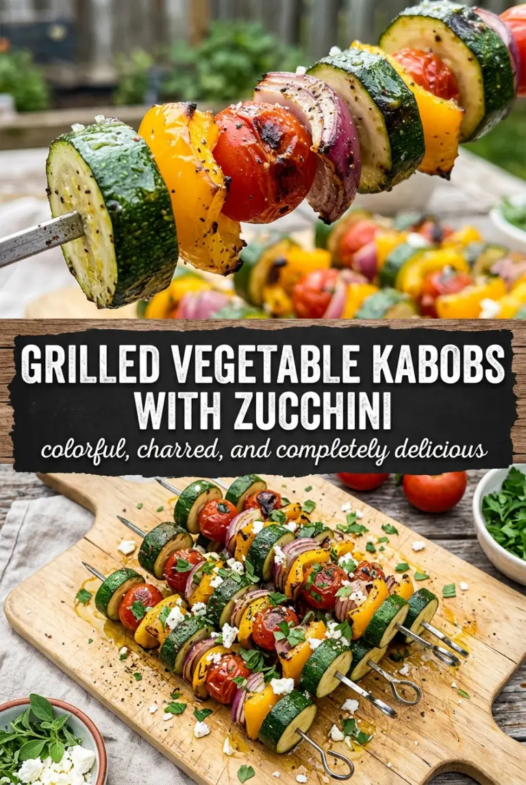 Grilled Vegetable Kabobs with Zucchini