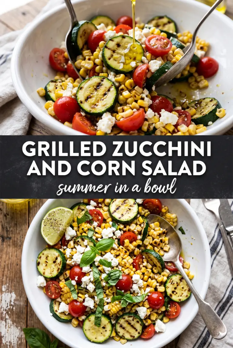 Grilled Zucchini and Corn Salad