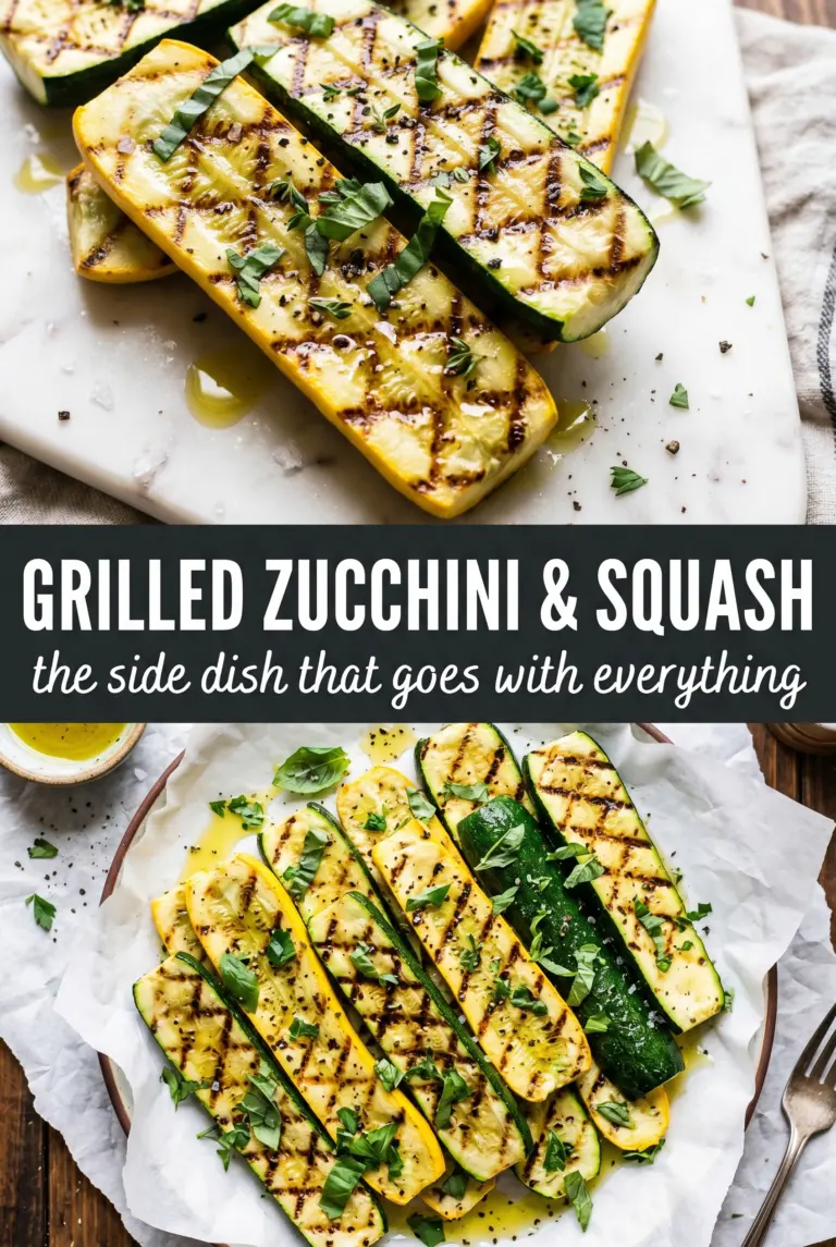 Grilled Zucchini and Squash