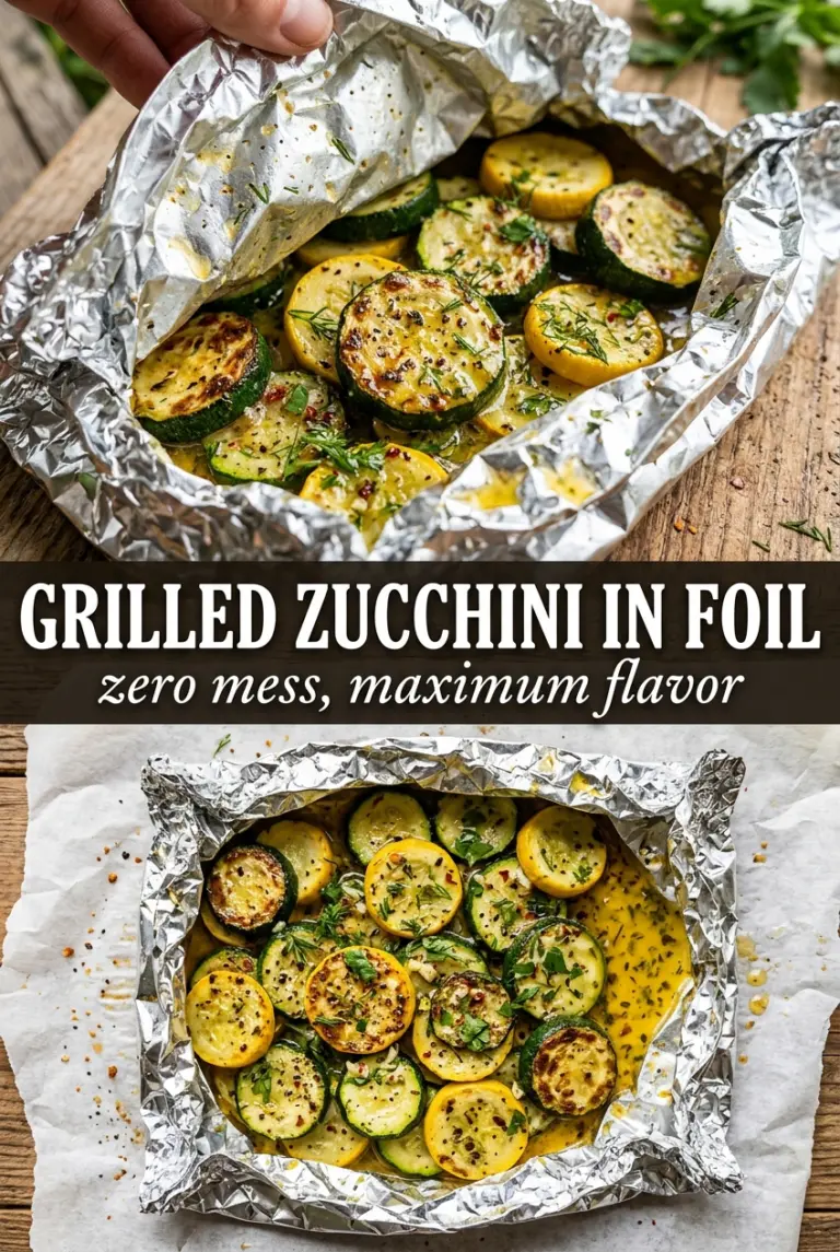 Grilled Zucchini in Foil