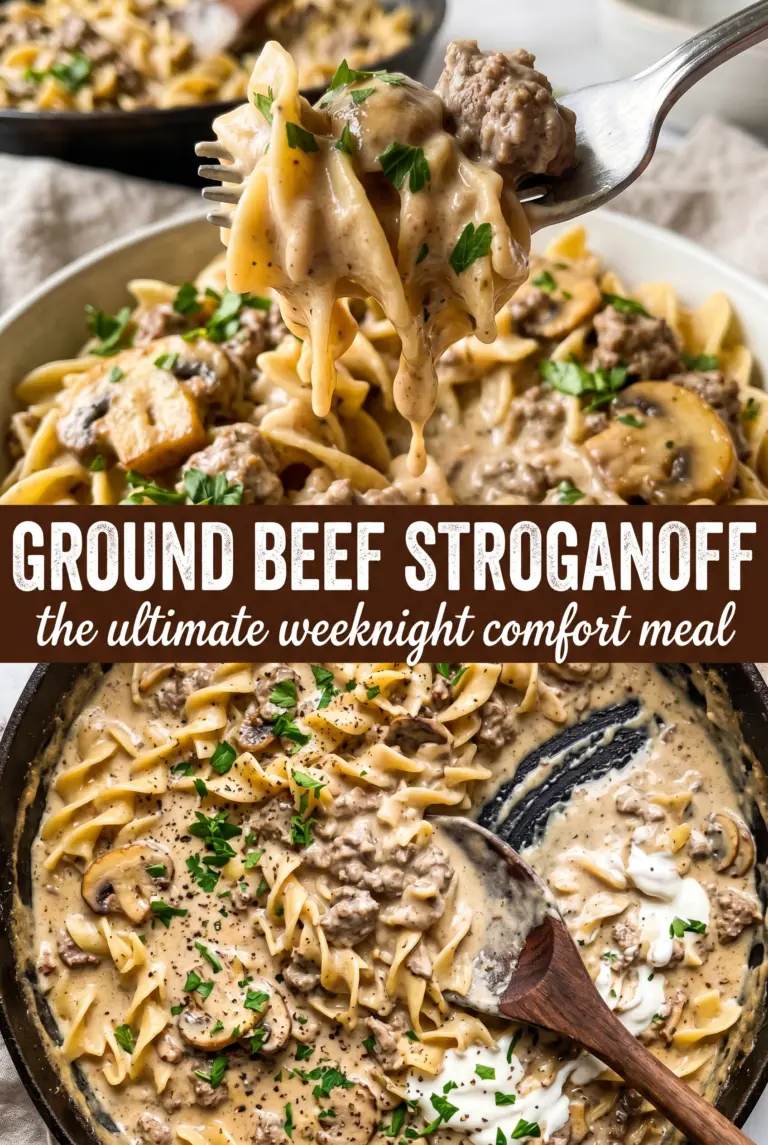 Ground Beef Stroganoff