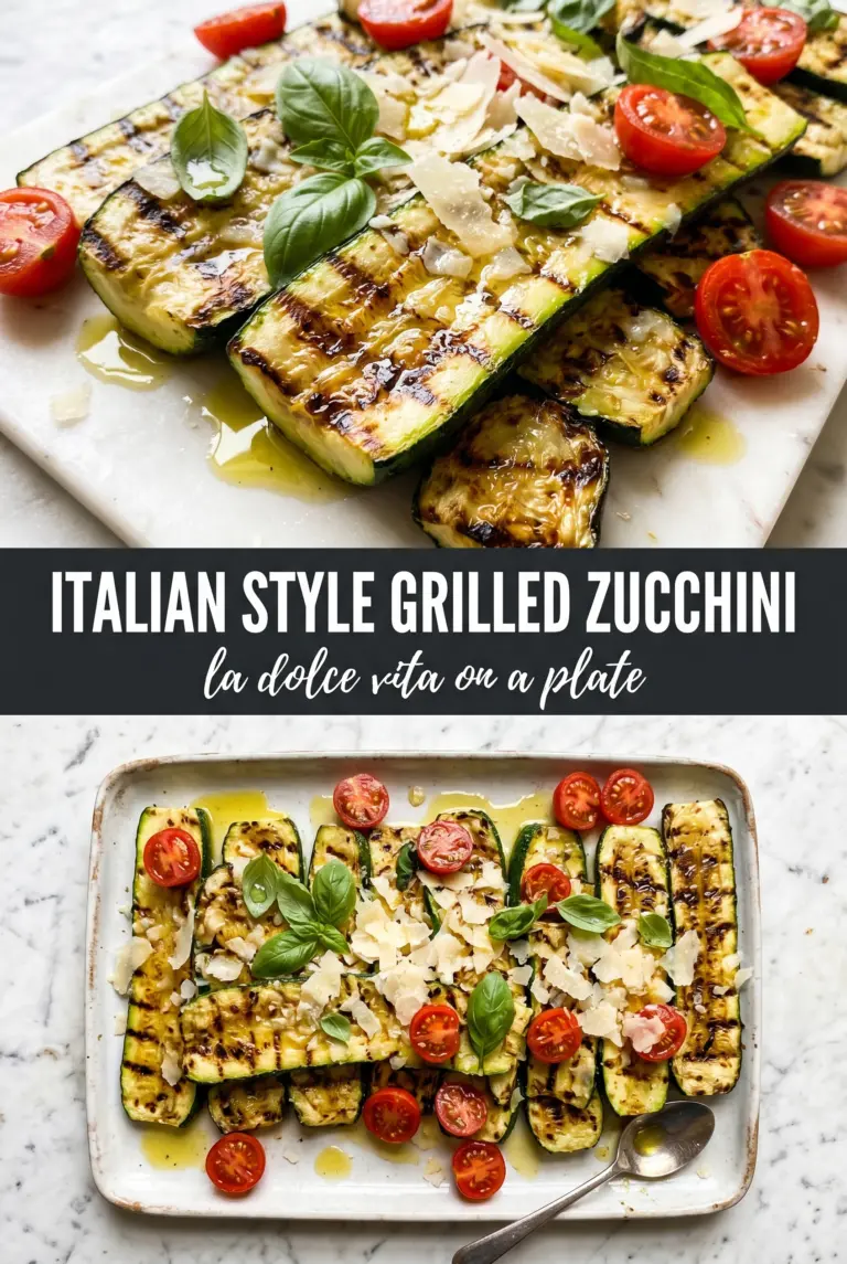 Italian Style Grilled Zucchini