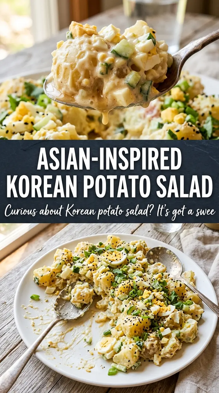 Korean potato salad creamy sweet