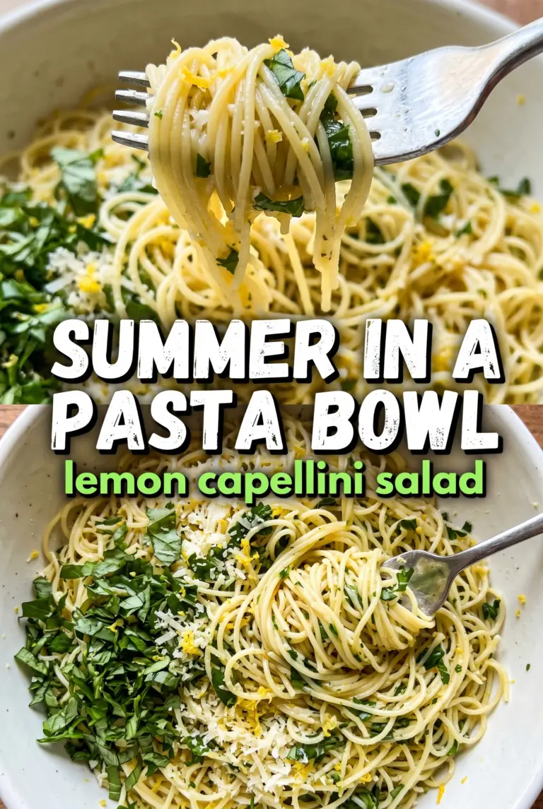 Lemon Capellini Salad