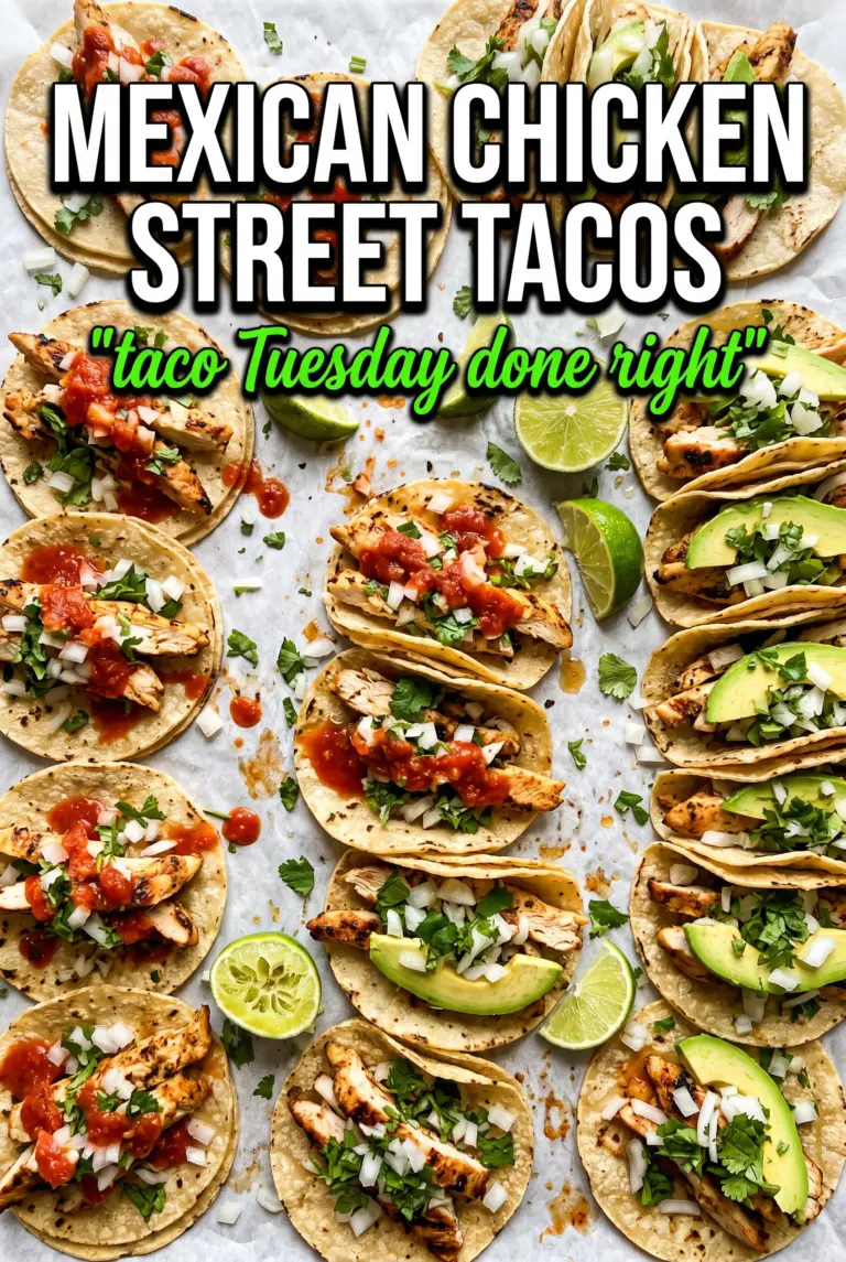 Mexican Chicken Street Tacos