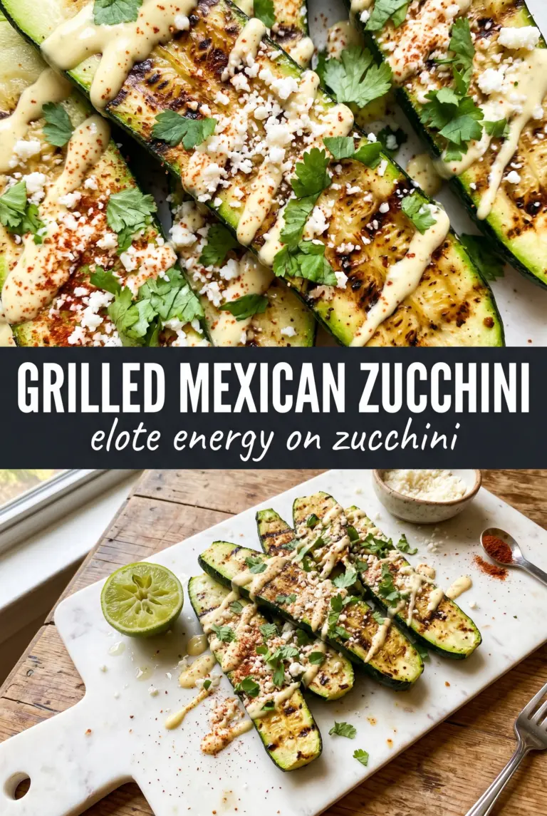 Grilled Mexican Zucchini