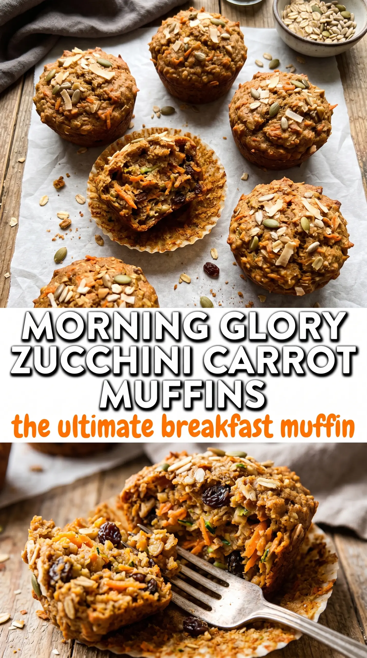 Zucchini muffin on a plate