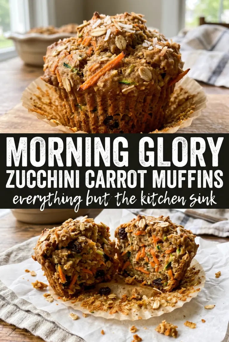 Morning Glory Zucchini Carrot Muffins