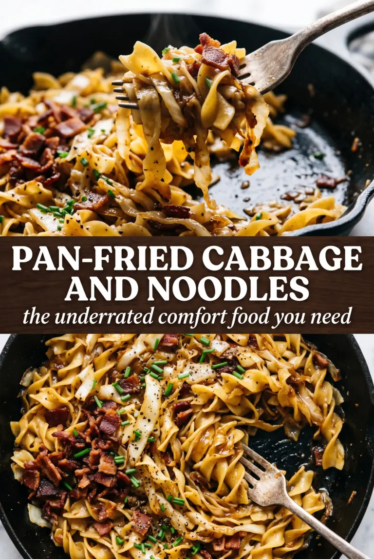 Pan-Fried Cabbage and Noodles