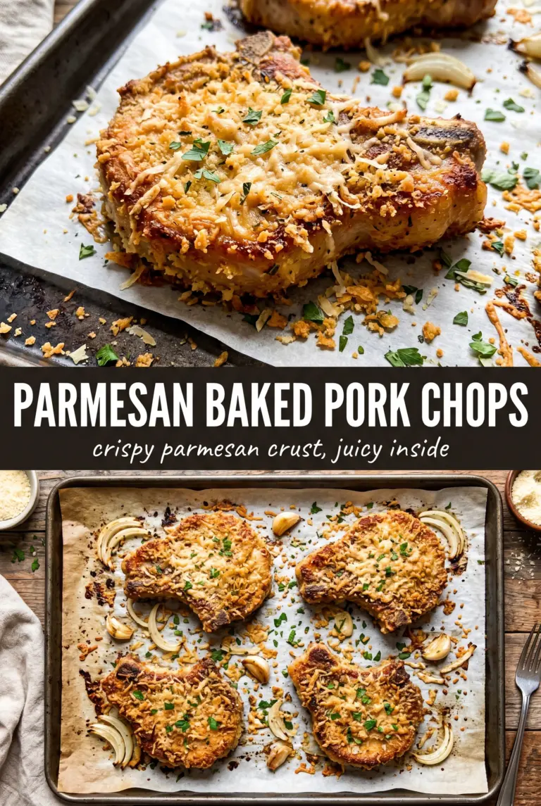 Parmesan Baked Pork Chops