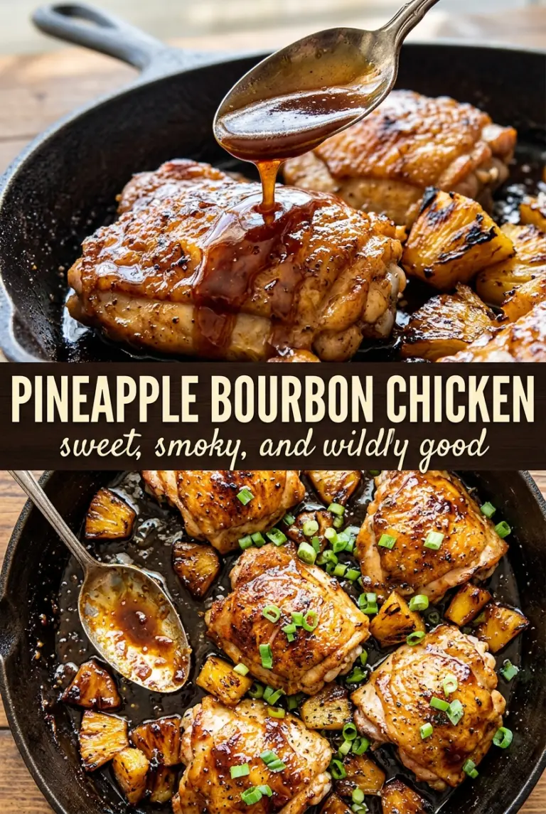 Pineapple Bourbon Chicken