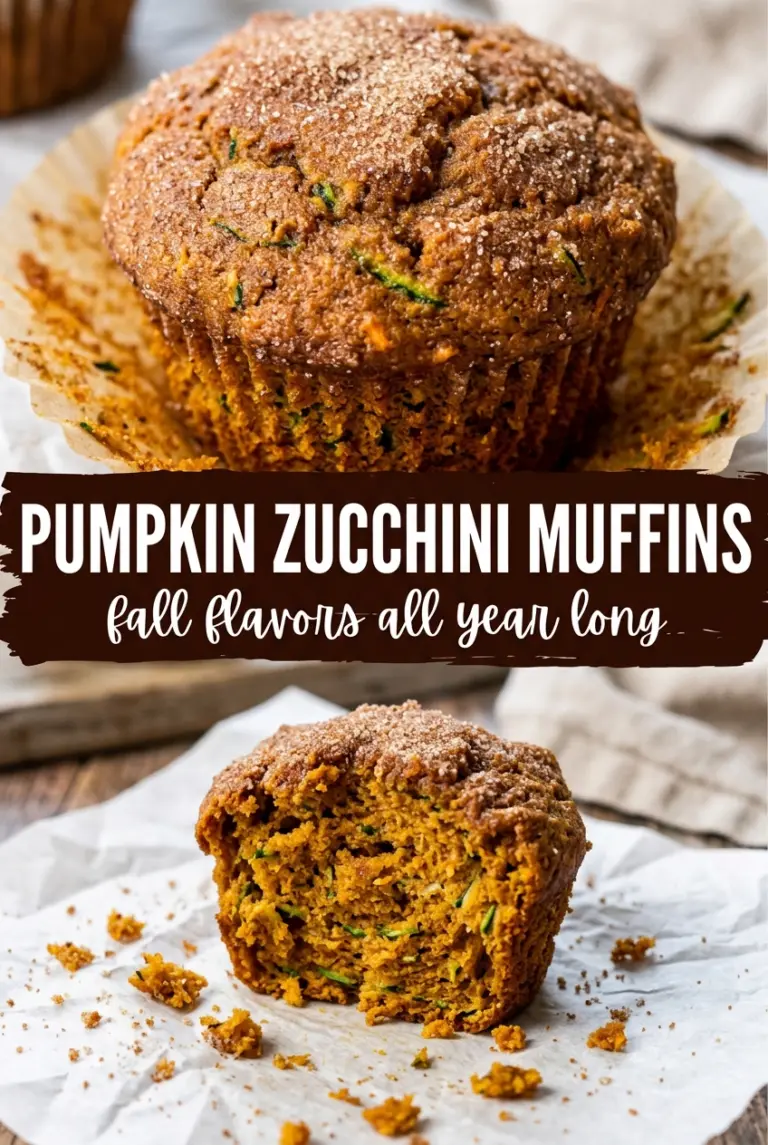 Pumpkin Zucchini Muffins