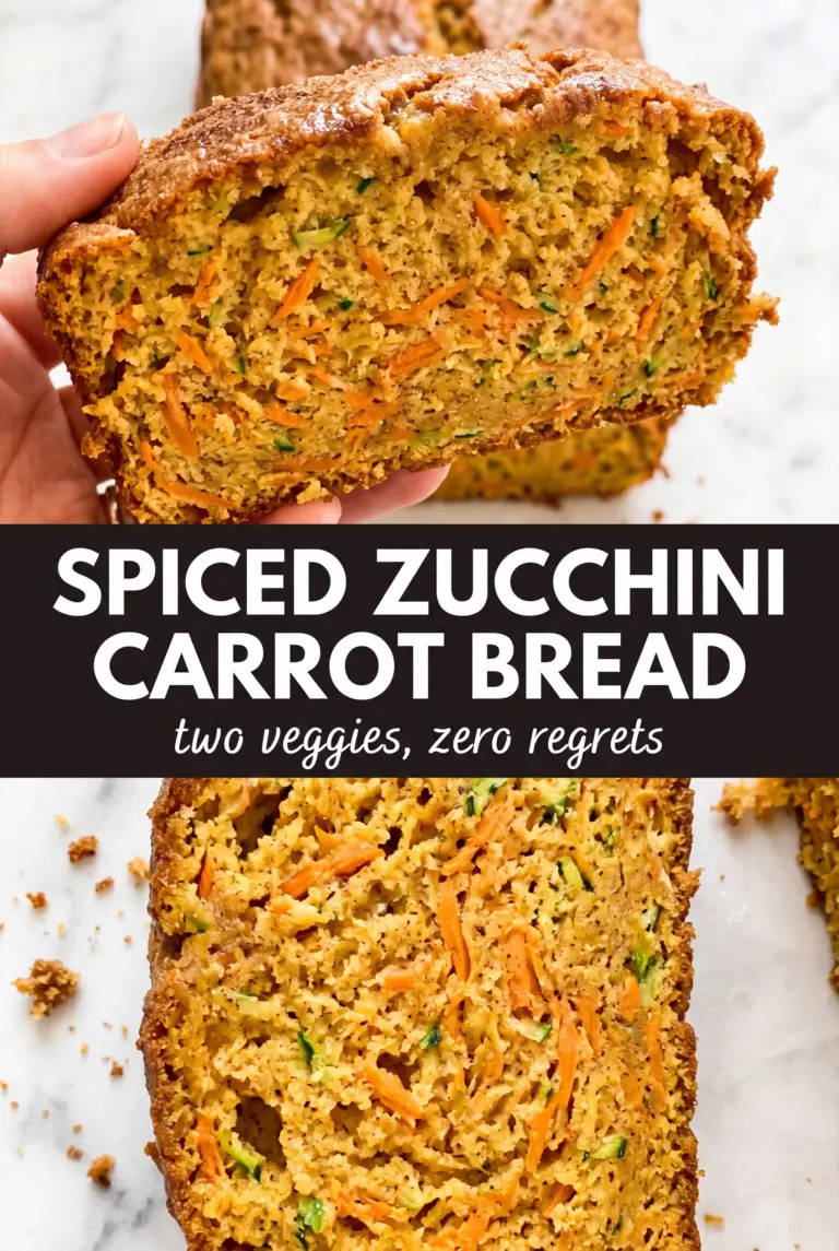 Spiced Zucchini Carrot Bread