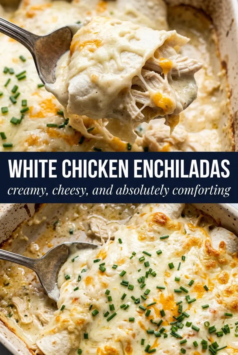 White Chicken Enchiladas