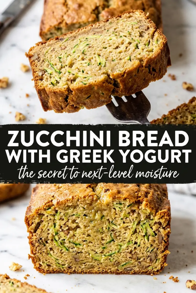 Zucchini Bread with Greek Yogurt