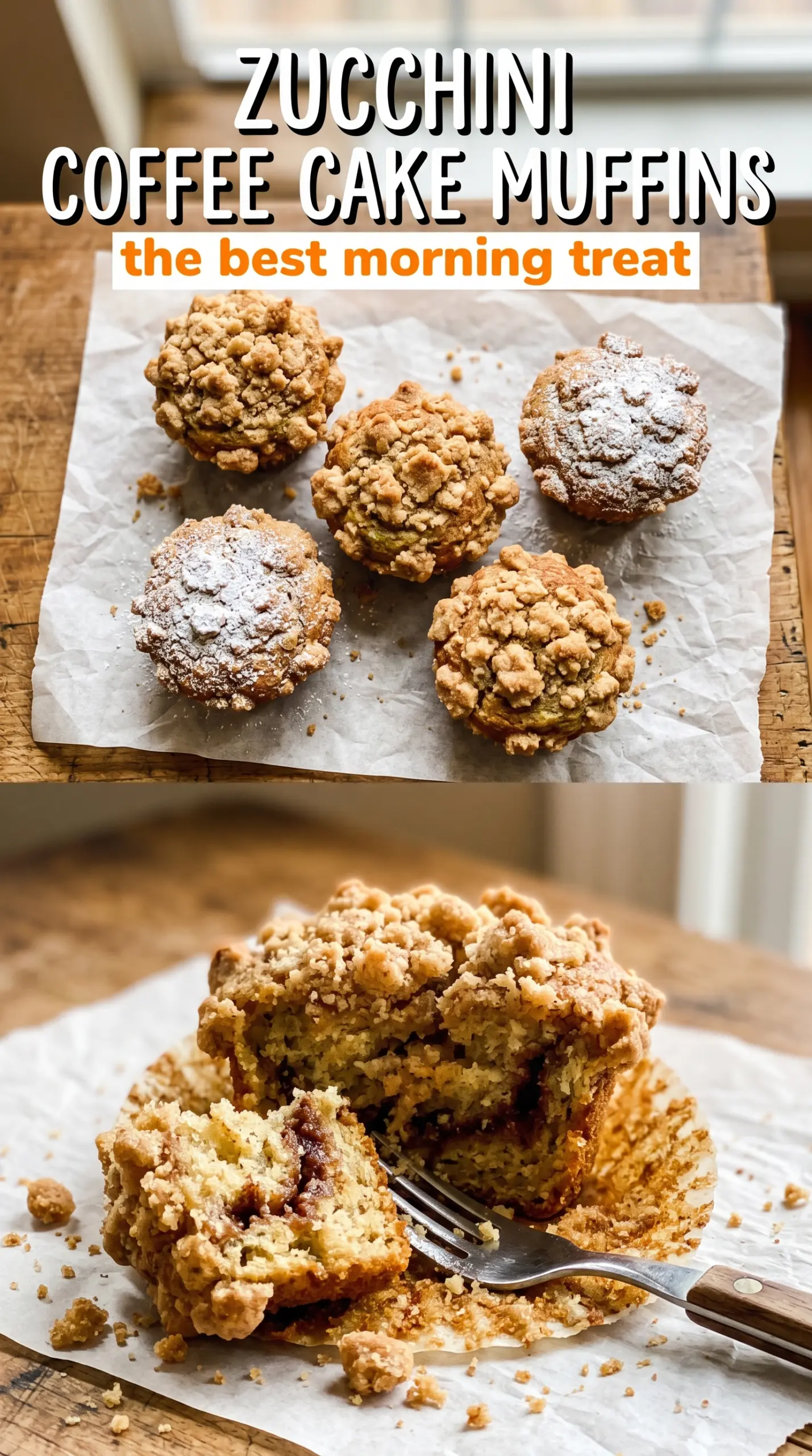Zucchini muffin on a plate