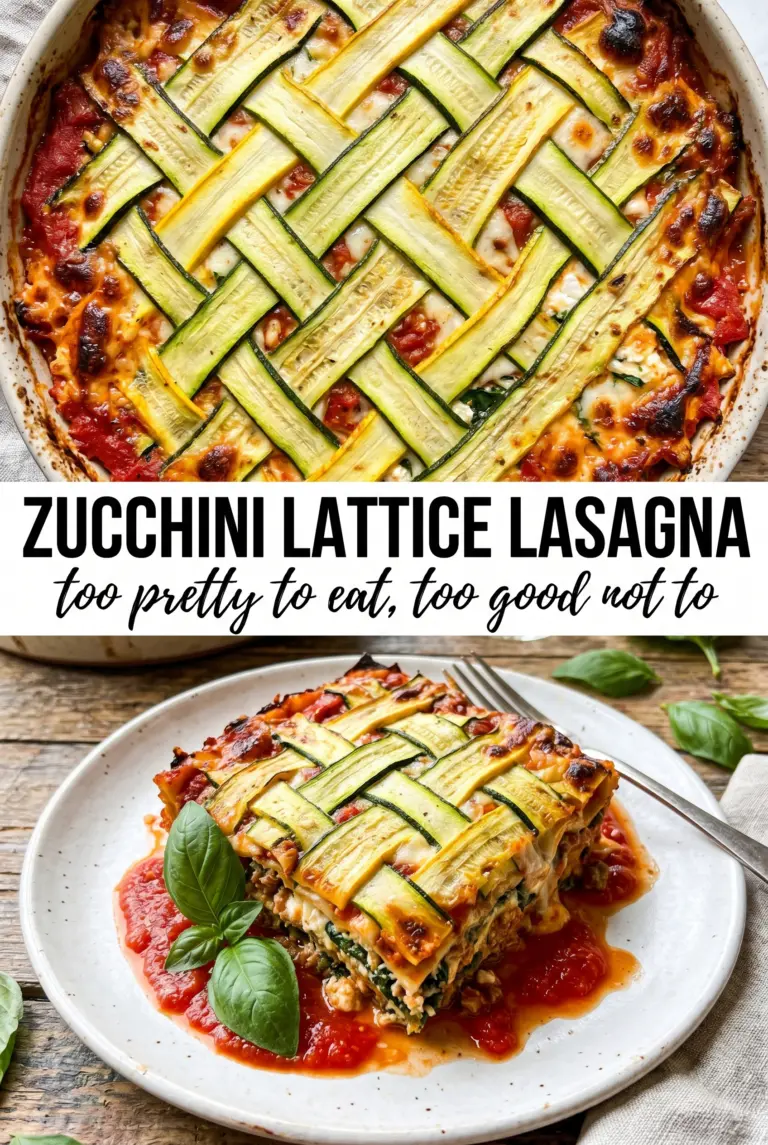 Zucchini Lattice Lasagna