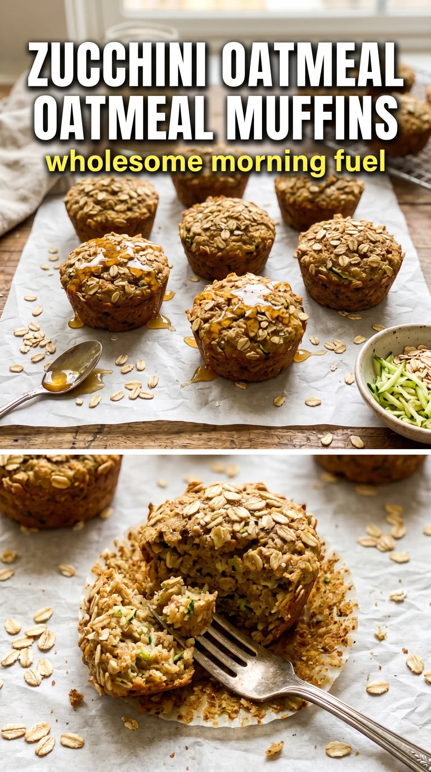 Zucchini muffin on a plate