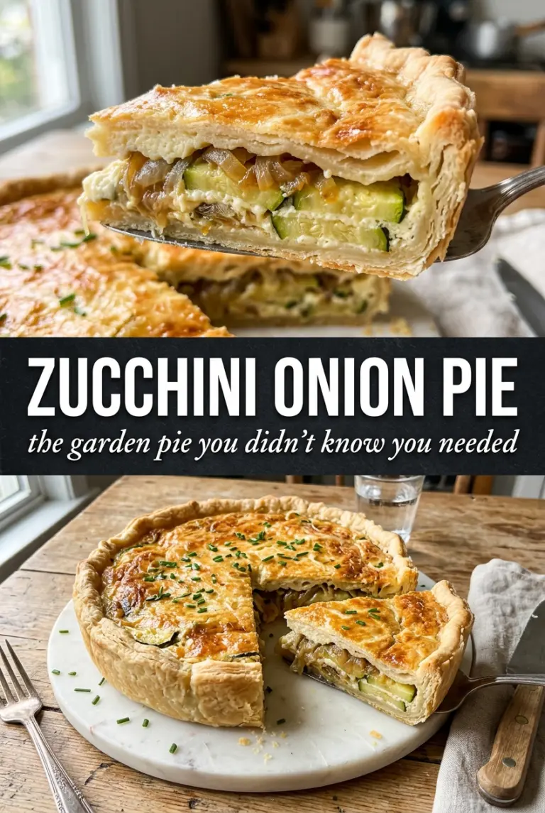 Zucchini Onion Pie