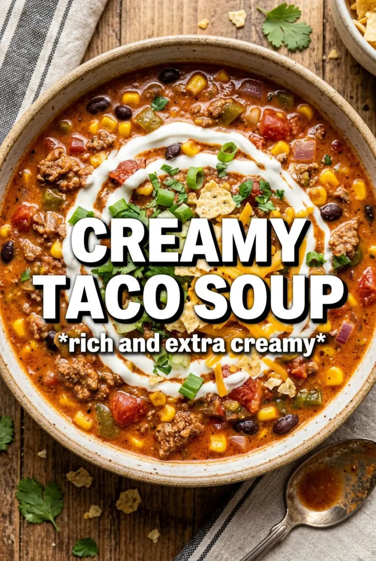 30-Minute Creamy Taco Soup