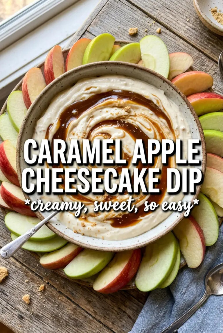 Caramel Apple Cheesecake Dip