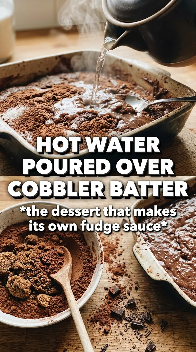 Chocolate cobbler fudgy molten chocolate