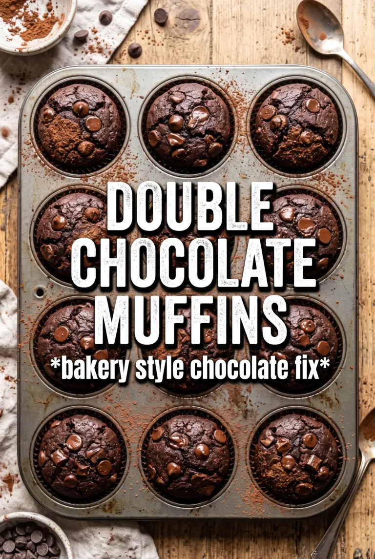Double Chocolate Muffins