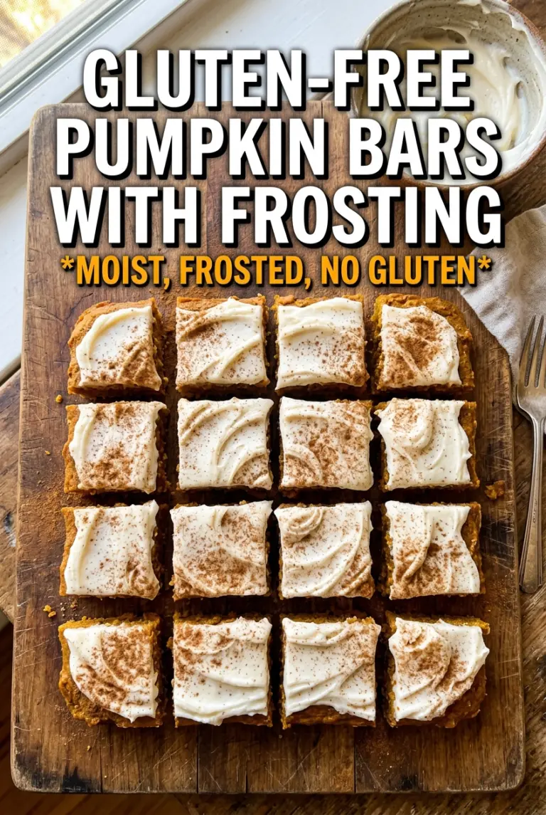 Gluten-Free Pumpkin Bars With Cream Cheese Frosting