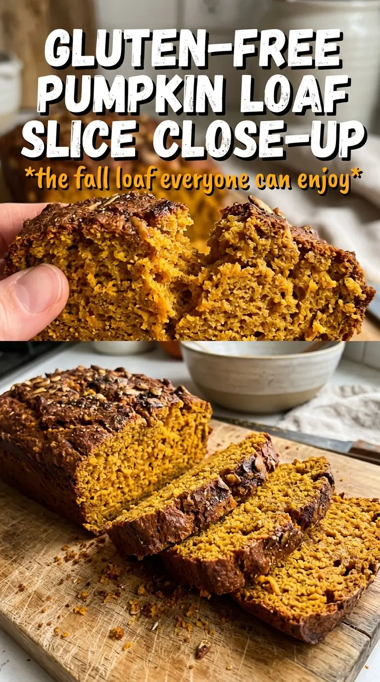 Gluten-Free Pumpkin Bread moist spiced cinnamon-sugar