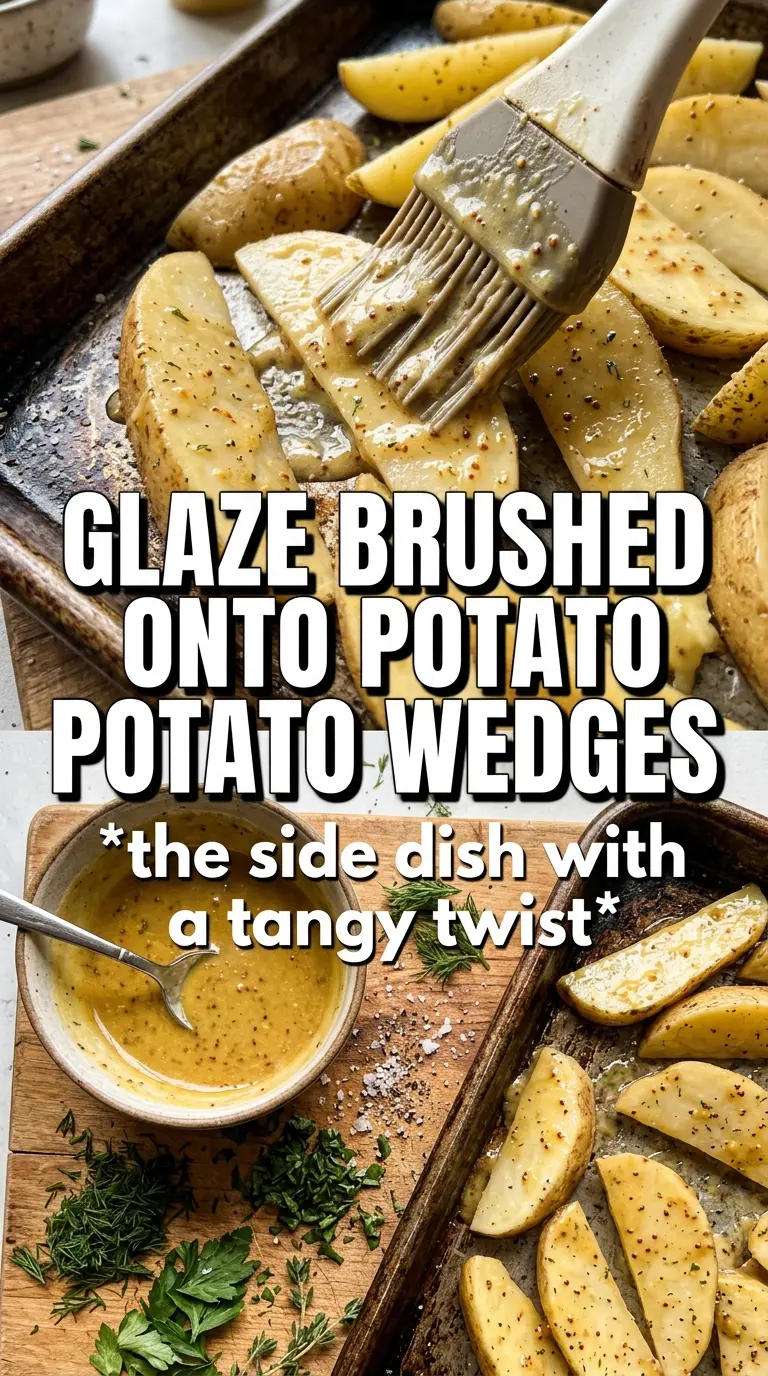Honey Mustard Potatoes caramelized roasted glossy