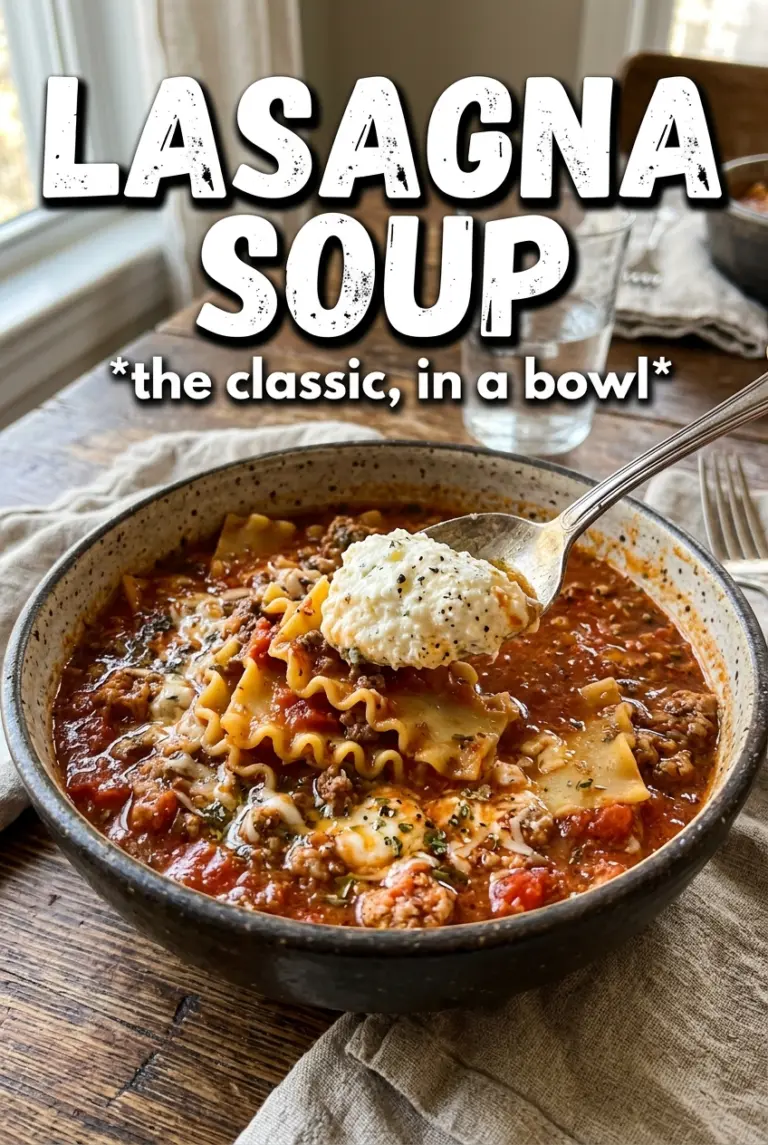 Lasagna Soup